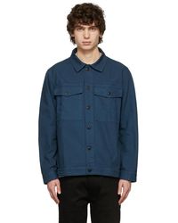 Nudie Jeans Canvas Colin Overshirt - Blue
