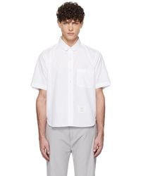 Thom Browne - Thom E Poplin Round Hem Shirt - Lyst