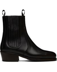 Lemaire - Leather Chelsea Boots - Lyst