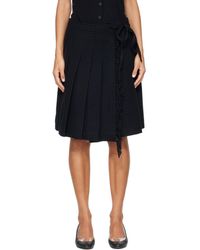 OPEN YY - Fringed Wrap Mini Skirt - Lyst