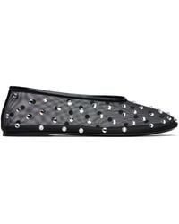 KHAITE - Elegant Mesh Embellished Ballerinas - Lyst