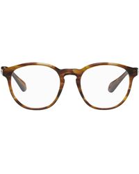 Giorgio Armani Round Glasses - Black