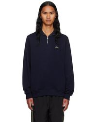 Lacoste half zip sweatshirt cheap