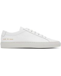 Common Projects - Achilles Contrast Bumpy Sneakers - Lyst