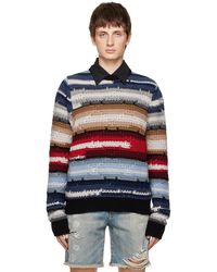 Amiri - Multicolor Blanket Stripe Sweater - Lyst