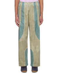 Kidsuper - Pantalon de survêtement vert et bleu édition puma - Lyst