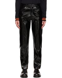 Anna Sui - Ssense Exclusive Leather Pants - Lyst