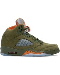 Nike - Air Jordan 5 Retro Sneakers Army Olive - Lyst
