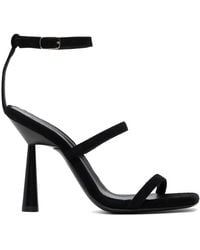 Gia Borghini - Giaborghini Black Adaline Heeled Sandals - Lyst