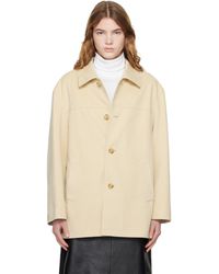 DUNST - Half Faux-Suede Coat - Lyst