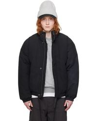 Acne Studios - Black Garment-dyed Jacket - Lyst