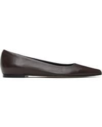 Aeyde - Cassy Pointed-Toe Ballerina Flats - Lyst