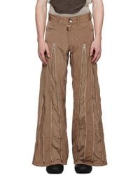 Charlie Constantinou - Adjustable Zip Trousers - Lyst