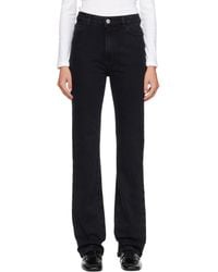 Rohe - Lino High Rise Straight Jeans - Lyst