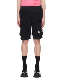 Givenchy - Black Archetype Shorts - Lyst