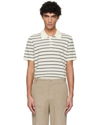 A.P.C. - Off- & Knit Polo - Lyst