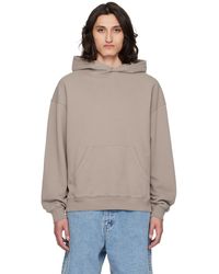 Axel Arigato - Taupe Drill Hoodie - Lyst