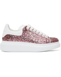 black glitter mcqueen trainers