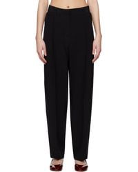 TOTEME - Double-Pleat Straight Trousers - Lyst