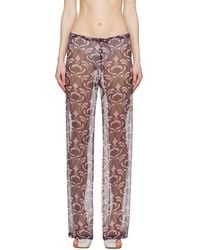 Dries Van Noten - Printed Trousers - Lyst