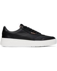 BOSS - Black Baltimore Tennis Sneakers - Lyst