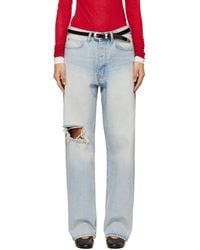 Tonywack - Distressed Loose Straight Jeans - Lyst