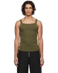 Dion Lee - Lace-up Eyelet Tank Top - Lyst