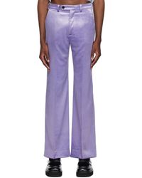 Marni - Purple Flared Trousers - Lyst