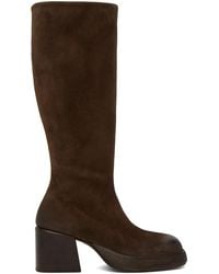 Marsèll - Brown Plattino Tall Boots - Lyst