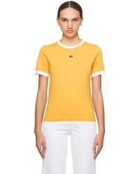 Wales Bonner - T-shirt horizon jaune - Lyst