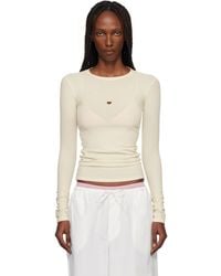 Baserange - Off- Heart Long Sleeve T-Shirt - Lyst