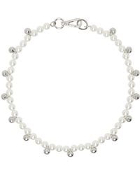Simone Rocha - White Bell Charm & Necklace - Lyst