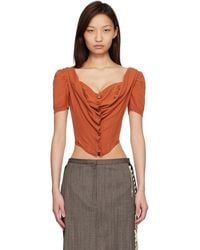 Vivienne Westwood - Bea Corset Cardigan Blouse - Lyst