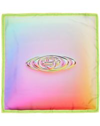 CASABLANCA - Glass Logo Gradient Medium Silk Scarf - Lyst