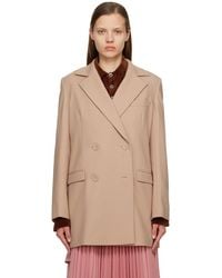 Anna Quan - タン Alessandra テーラードジャケット - Lyst