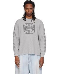 Vetements - Biker Cross Logo Longsleeve T-Shirt - Lyst