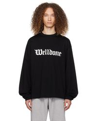 we11done - Gothic Long Sleeve T-shirt - Lyst