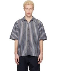 Bottega Veneta - Bold Cotton Linen Stripe Shirt - Lyst
