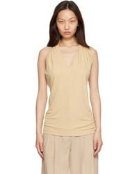 TOTEME - Twisted Jersey Halter Top - Lyst