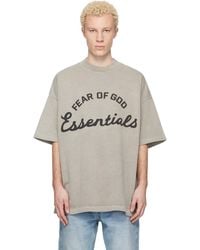 Fear Of God - Taupe Training 90S Short Sleeve T-Shirt - Lyst