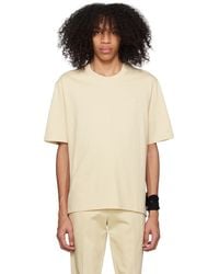 Ami Paris - Off-white Crewneck T-shirt - Lyst