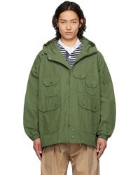 Engineered Garments - Khaki Atlantic Parka - Lyst