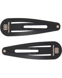 Balenciaga 2 'Holli Xxl' Hair Pins in Black | Lyst Balenciaga 2 'Holli Xxl' Hair Pins in Black | Lyst