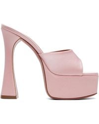 AMINA MUADDI - Ssense Exclusive Dalida Slipper 140 Heeled Sandals - Lyst