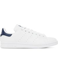 adidas Originals Lace Stan Smith Three Strap Sneaker in White for Men | Lyst