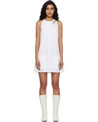 Courreges - Heritage Sleeveless Poplin Minidress - Lyst