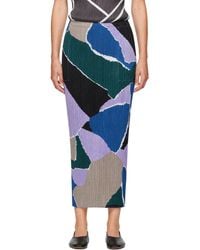Pleats Please Issey Miyake - Surprise! Midi Skirt - Lyst