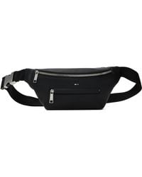 BOSS - Pebble-Grained Faux-Leather Belt Bag - Lyst