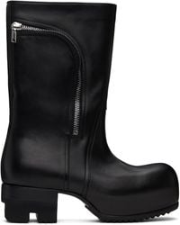 Rick Owens Black Bauhaus Ballast Thigh-high Boots for Men | Lyst
