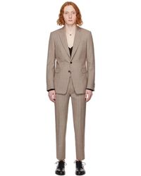 Dries Van Noten - Brown Slim Fit Suit - Lyst